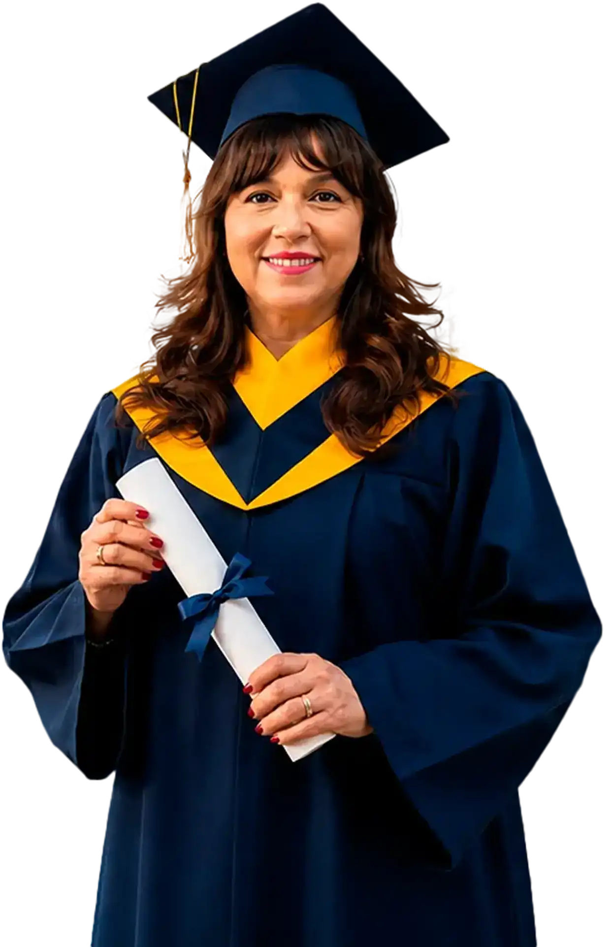 Graduado del Curso de Agente Inmobiliario con su diploma
