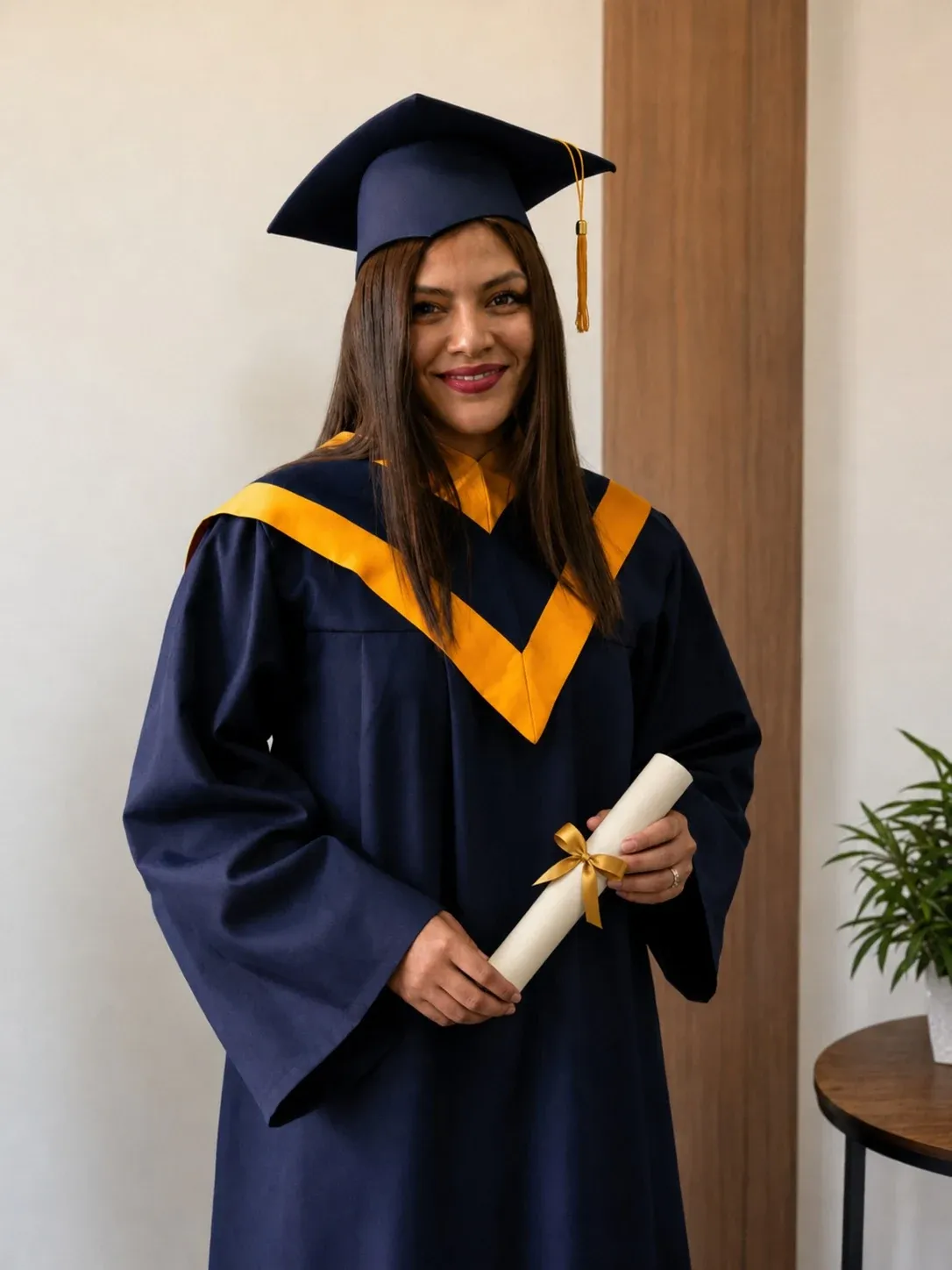 Alumno del Curso Agente Inmobiliario recibiendo su diploma — Instituto San José del Sur