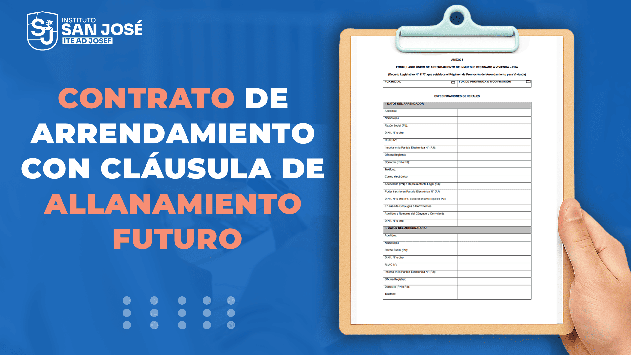 Contrato de arrendamiento con cláusula de allanamiento futuro