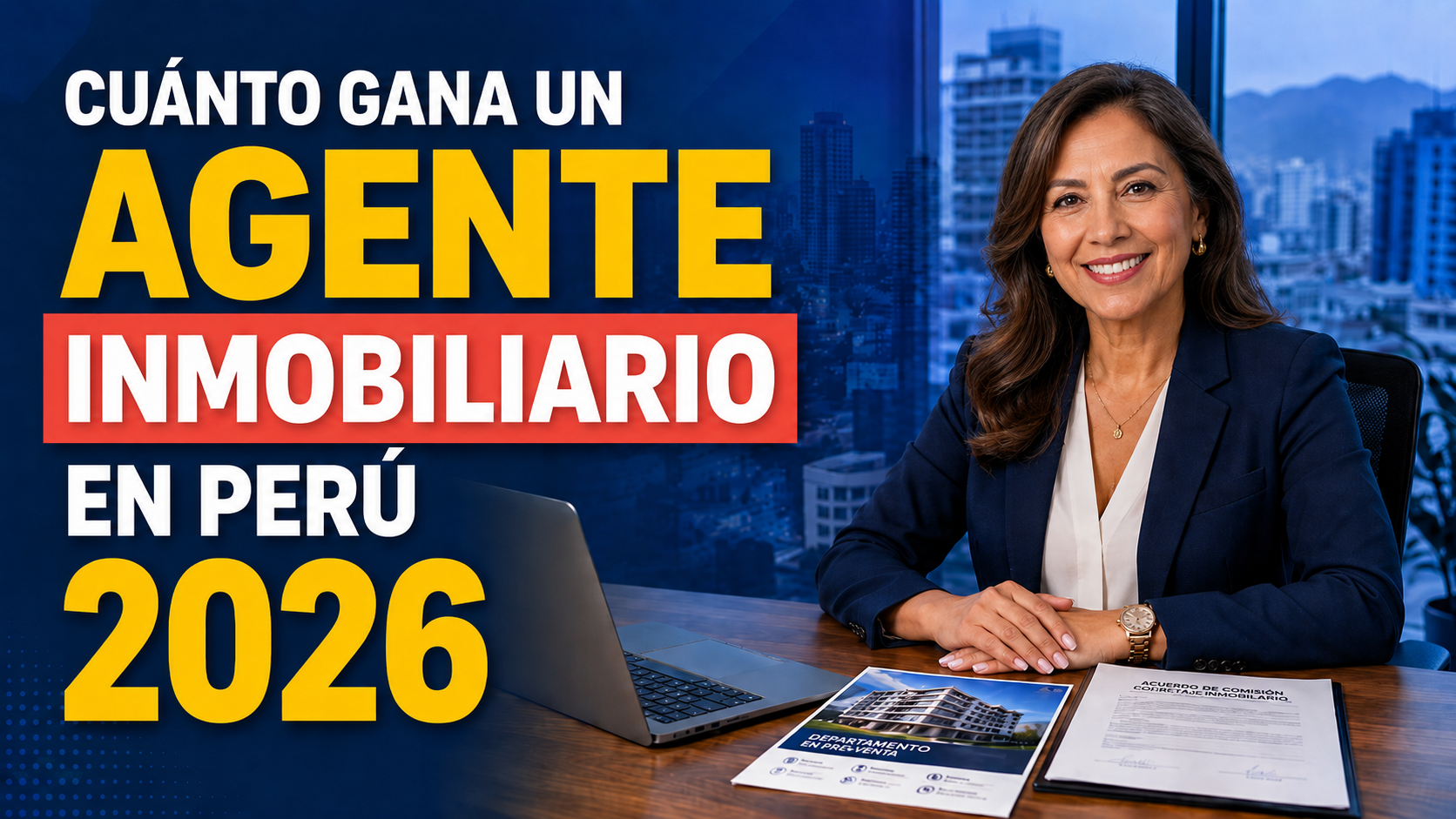 Cuánto gana un agente inmobiliario en Perú en 2026