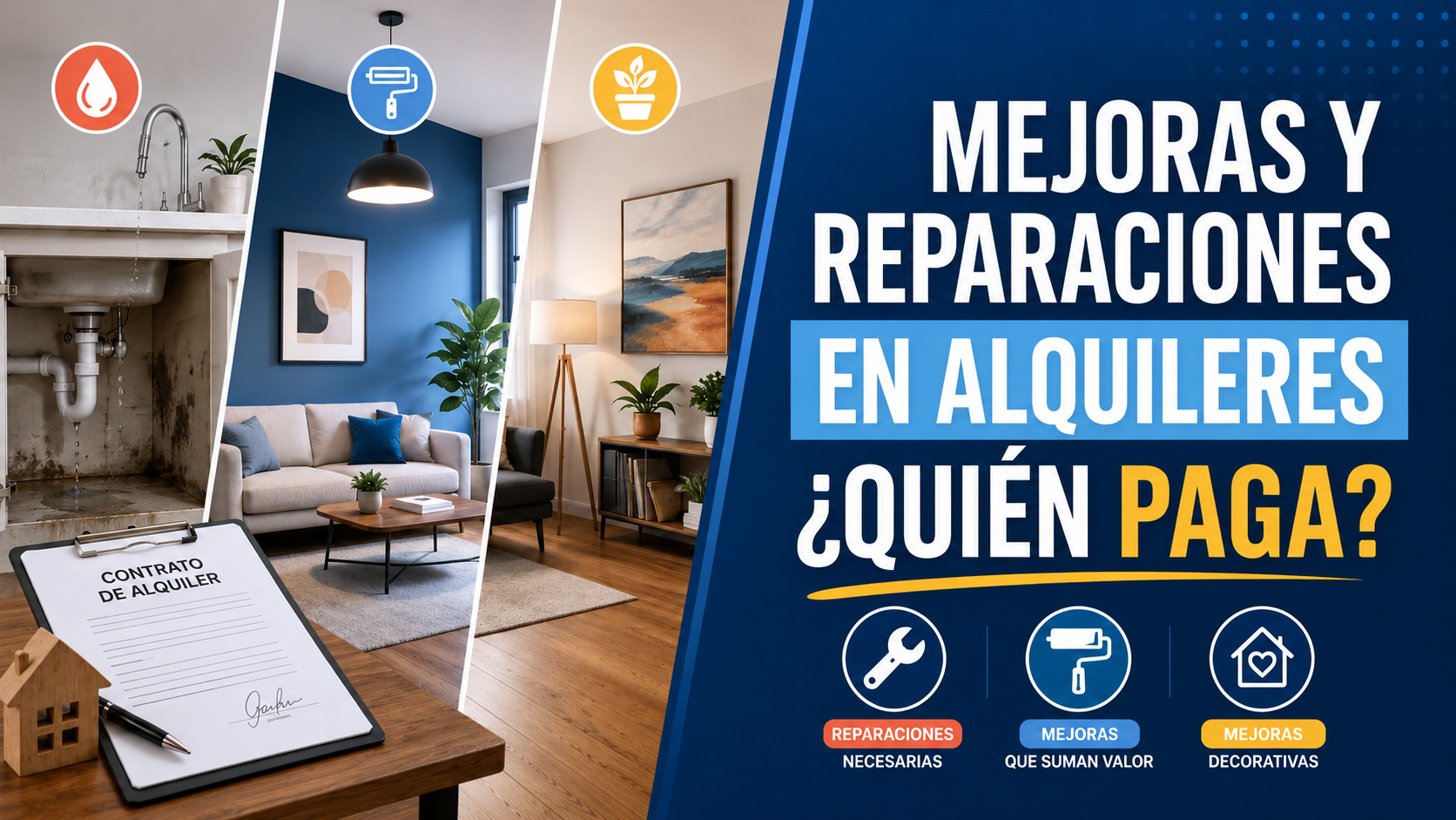 Cómo manejar las mejoras en un contrato de arrendamiento