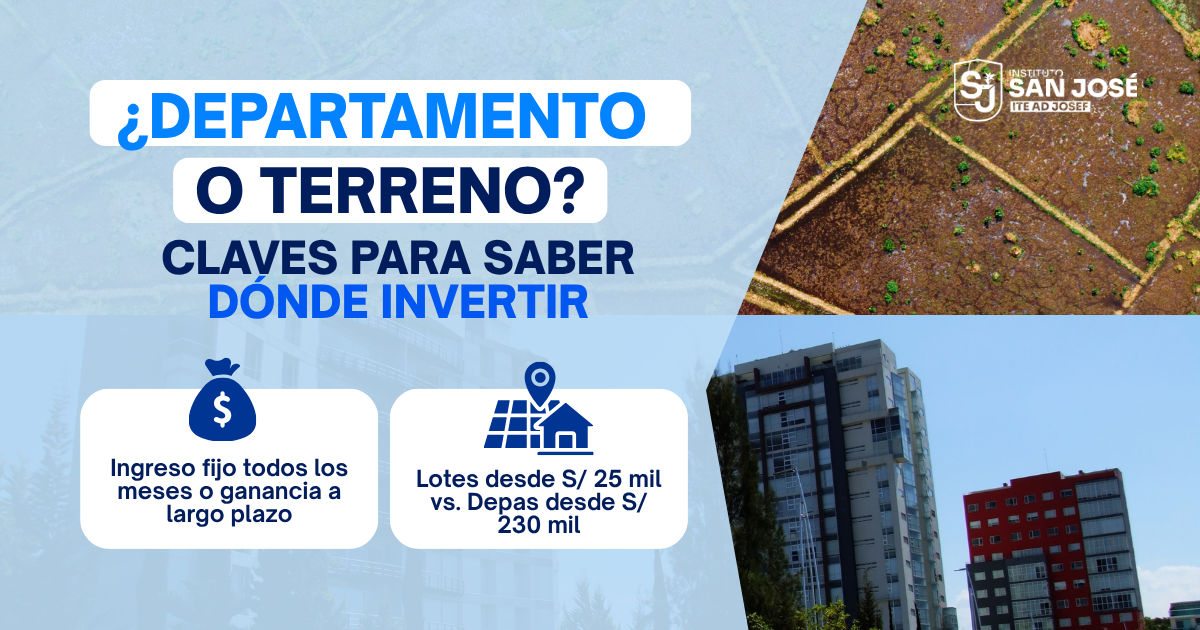 ¿Departamento o terreno? Claves para elegir dónde invertir