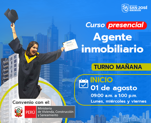Inicio Curso Agente Inmobiliario - Turno Mañna